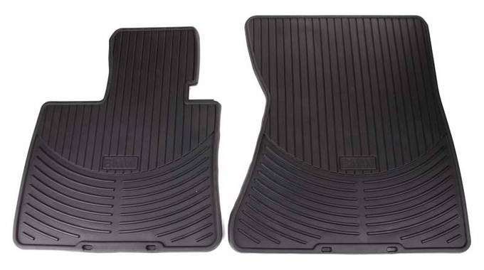 BMW Floor Mat Set - Front (All-Weather) (Black) 82112318671